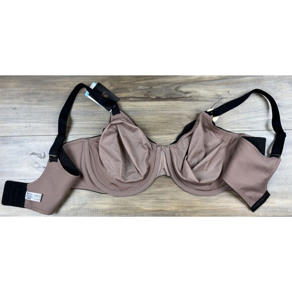 NEW WACOAL 855303 BACK APPEAL SMOOTHING UNDERWIRE BRA BLACK 44C - Picture 7 of 8